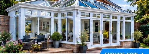 Conservatories supplied by Riverside Group Services